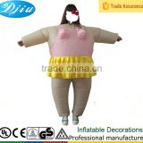 DJ-CO-101 inflatable Ballet clothing cow dinosaur baymax mascot ball fat costume