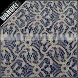 7 Discount High Quality Grey Color Floral Design Nylon Polyester Fabric for Lace Dress 3128