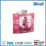 Comestic Charater on Hip Flask, Designed for Women and Girls HF106 thumbnail-3