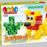 BNE100796 58pcs animal sets plastic educational building block gift for children