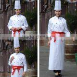 Winter White Long Sleeve Printing Kitchen Uniform Design thumbnail-2