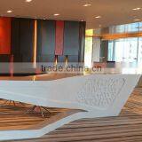 China Supplier Professional Factory Acrylic Solid Surface Hotel Reception Desk