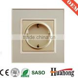 High quality Gold Acrylic wall switch
