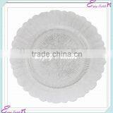 YHP#44 Glass Charger Banquet Events Party Wedding Wholesale Decor Plates Quality Choice thumbnail-1