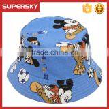 A-1535 Child Sun Visor Floppy Hat Colorful Kids Cool Bucket Hats Children Handmade Bucket Hat thumbnail-2