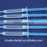 MSDS CE FDA approved 0%~44%HP 3ml teeth whitening gel