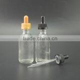 60ml Round Clear Glass Bottle for Essential Oil E-liquids thumbnail-3