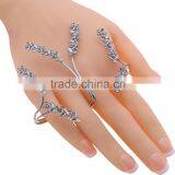 Latest crystall palm Ring hand cuff hot lady handlet adjustable