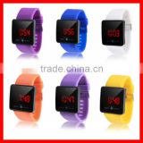 Promotional sport silicone wrist fancy digital watch