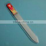 BLC-014 140mm Beauty Girl Pattern With Pvc Bag Packing Beauty Glass Nail File