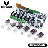 BIQU HOT!! 3D Printer Start Kits Mother Board Rumba Board With 6pcs DRV8825 Stepper Driver + 6pcs Heatsink