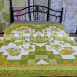 Popular Colorful Eleghant Printed Quilt/spread 3 Pcs for Teen