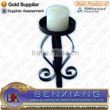 Home Use Wrought Iron Floor Standing Candle Holder