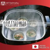 Japanese Stainless Steamer For Cooking IH And Gas Heat Sauce Combination