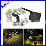 Morocco Light String With Solar Energy 10 LED Light Party Garden Christmas Holidays Decoration Waterproof Ball Led Guirlande thumbnail-6