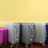 best factory price 100% aluminium hard casing OEM custom suitcase luggage laptop case for business trip and valuables