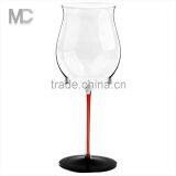 Decorated Clear Crystal Wine Glass for Wedding and Events thumbnail-6