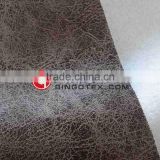 faux suede leather fabric bonded knitted cloth in high weight for sofa cover