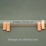 Rose Golden Copper Like Metal Clips Fitting for Wooden / Plastic Hangers thumbnail-1