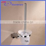 304 Stainless steel wall mounted porcelain toilet brush holder