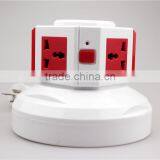 ME-S1 One Layer Vertical Rotary Socket of Multifunction Plug Socket With 5 Meters Power Line thumbnail-2