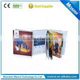 Magazine Multi Pages Design Hard Board Cover 7'' LCD Screen Video Player Mailable Greeting Card
