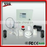 dual network wireless alarm system full compatible with contact ID