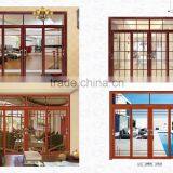 2016 New Products Wooden House Aluminum Glass Sliding Windows and Doors Made in China