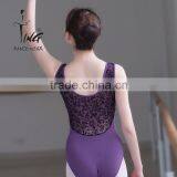 2016 Latest Tank Lace Inserted Women Leotard thumbnail-4