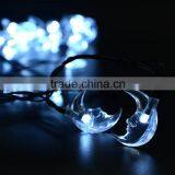 20ft 30 LED Moon String Solar Led Light or Outdoor, Gardens, Homes, Wedding, Christmas Party thumbnail-3