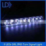 Universal 18W Car 9LED DRL Daytime Running Light Driving Safety Turn Head Lamp thumbnail-4