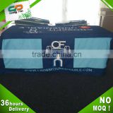 Customized size digital printing draped Table Cloth advertising