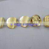 2015 Souvenir Custom Curve Metal Gold Coins With Your Own Fashion Design thumbnail-2
