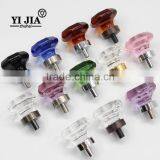 Fancy Kitchen Cabinet Handles Polished Chrome Luxury Glass Knob thumbnail-5