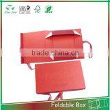 Decorative Foldable Box for Gift,paperboard Packaging Box With Ribbon Closure thumbnail-1