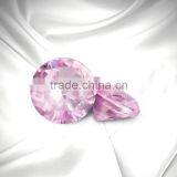 No.1.25# Rose Red Pointed Back Faceted Pink Synthetic Sapphire for Jewelry thumbnail-1