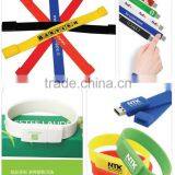 2016 New Products USB Bracelet Custom Silicone USB Bracelet 2.0 Flash Drive thumbnail-6