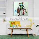 2015 Home Decor Modern Canvas Animal Oil Painting thumbnail-1
