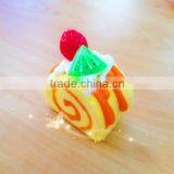 Fake Swiss Roll Cake for Artificial Food Display/Fake Cake Model Props for Fridge Magnets Accessory