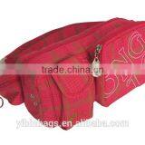 Red High Quality Fashion Black Waist Bags WB008 thumbnail-3