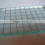 6mm /7mm Wire Mesh Glass / Wire Mesh Security Glass Wire Reinforced Glass /wired Glass Prices thumbnail-2