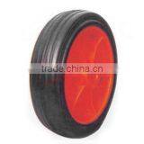 Plastic Rubber Wheel/Ruled Rubber Lawnmower Lawn Push Mower Wheel 3.5+ Inch Diameter thumbnail-3
