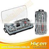 39pcs 1/4" 3/8" Ratchet Handle and Socket Set thumbnail-1