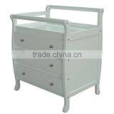 Wholesale Australia / NewZealand Style 3 Drawer Wooden Baby Changing Dresser Change Table thumbnail-1