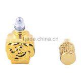 Beauty Design Flower Shaped UV Gel Colored Empty Glass Roll on Bottle for Cosmetic Essential Oil With Metal Cap thumbnail-6