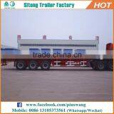 Competitive Price Durable Container Carrier Semi-trailer 20 Foot Flatbed Semi Trailer for Sale thumbnail-4