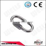 A4 A2 CE Forged 6*80 Sus304 SS316 Polished Quick Link for Lifting thumbnail-1