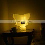 Lovely Hello Kitty Plastic Table Lamp With Usb Cable Rechargeable Table Animal Shaped Lamp thumbnail-2