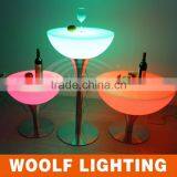 Fashional Bar Nightclub Round Glow LED Table thumbnail-1
