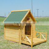 Prefab Fir Wooden Dog House With Porch thumbnail-2